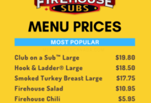 Firehouse Subs Menu With Prices