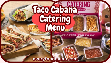 Taco Cabana Catering Menu