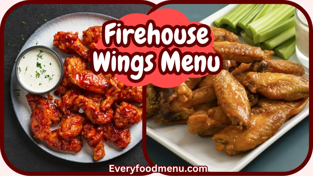 Firehouse Wings Menu