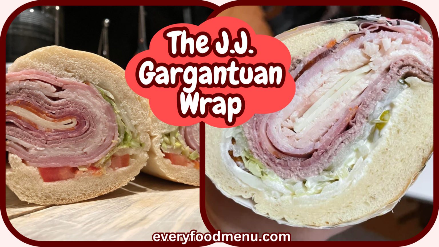 Jimmy Johns wraps Explained Menu with prices 2024