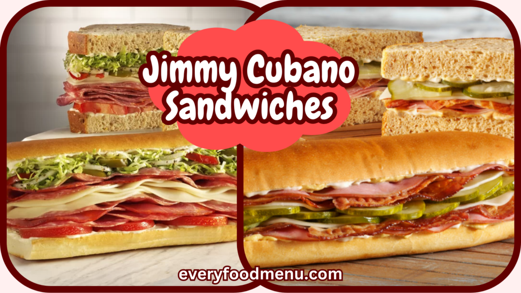 Jimmy Cubano Sandwiches
