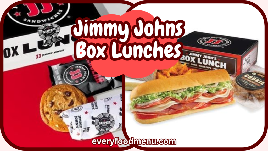 Jimmy Johns Box Lunches