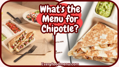 What's the Menu for Chipotle?