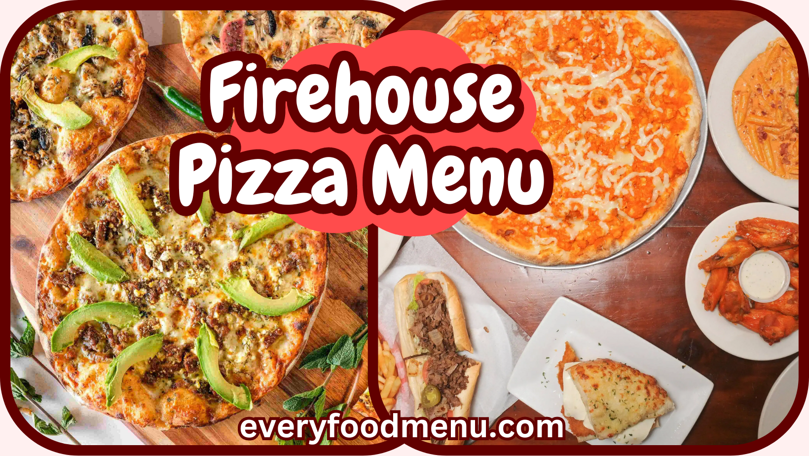 Firehouse Pizza Menu