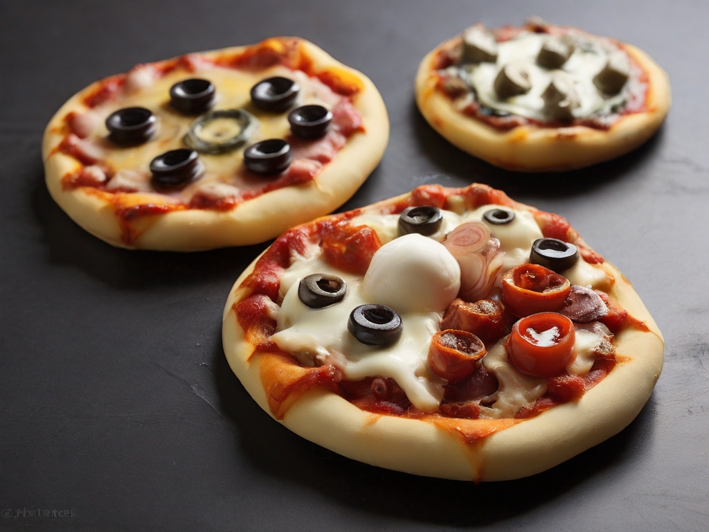 Mini Pizza with Four Toppings