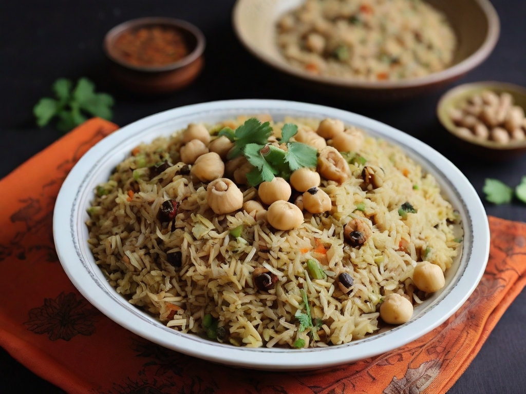 Chana Pulao

Chana pulao is an aromatic pulao made with white chickpeas and authentic spices.
