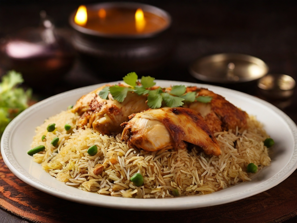 Chicken Biryani

Traditional Pakistani dish made with seasoned long-grain rice layered with chicken cooked in a thick gravy