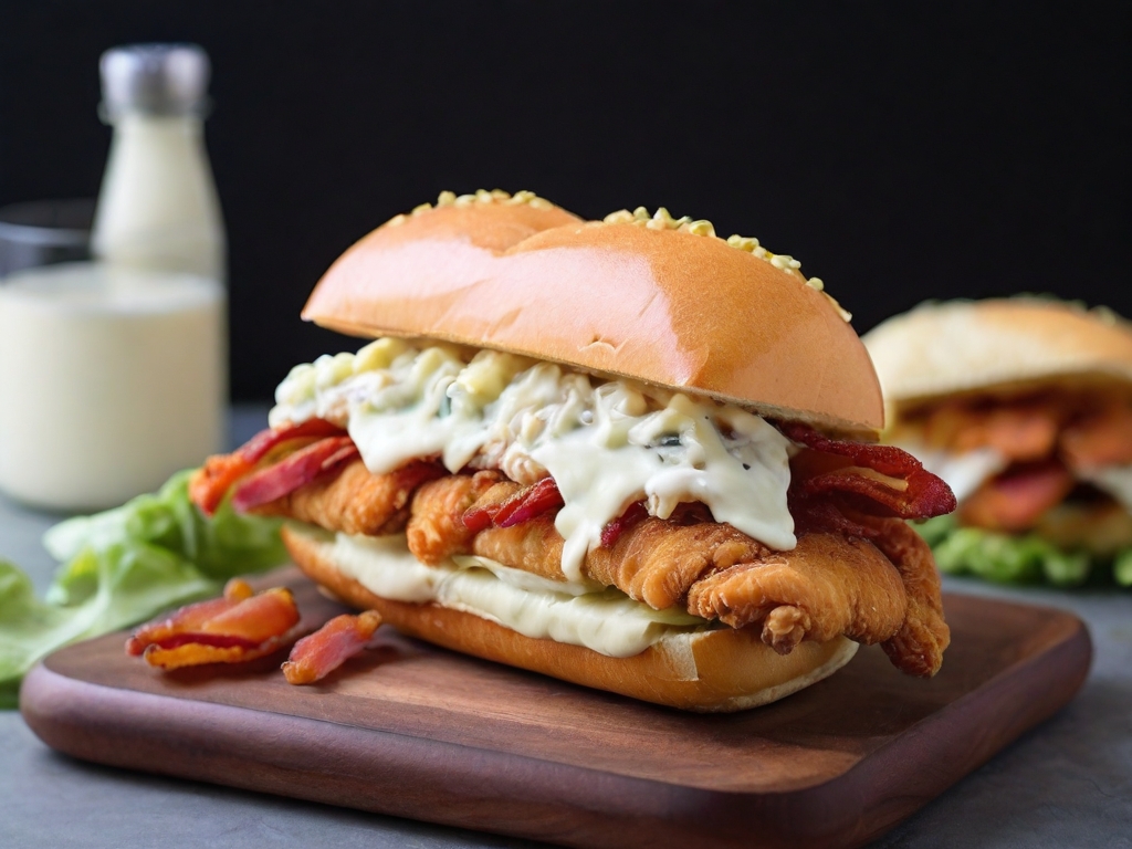 Crispy Chicken Bacon Ranch Sandwich
