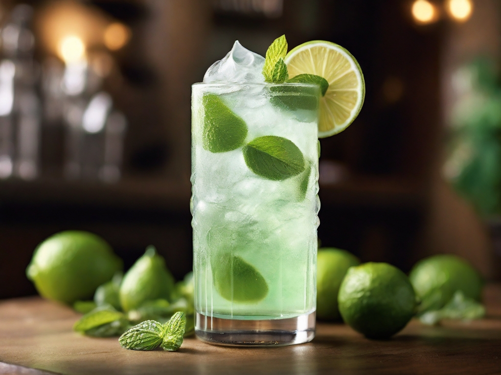 Our signature non-alcoholic creation, with a zesty blend of fresh mint leaves, lime, a touch of sugar, and effervescent soda water…
