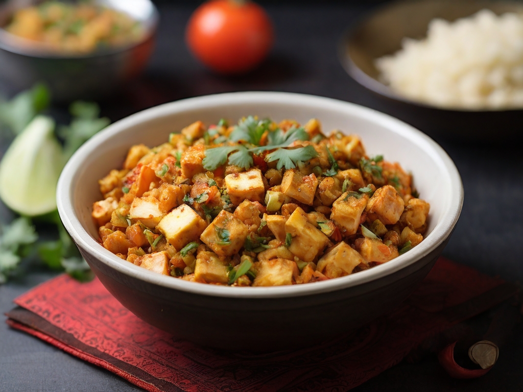 Paneer Bhurji

Homemade paneer crumbled with onions, tomatoes, and spices.