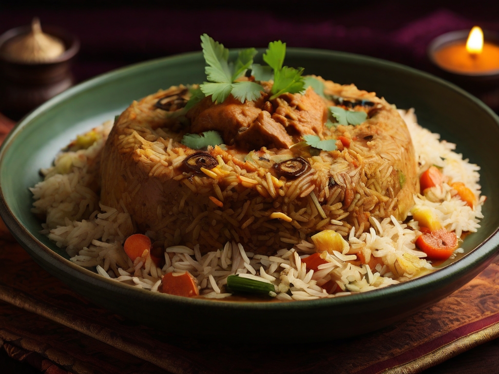 Veg Biryani

Traditional dish made with seasoned long-grain rice layered with Vegetables cooked in a thick gravy.