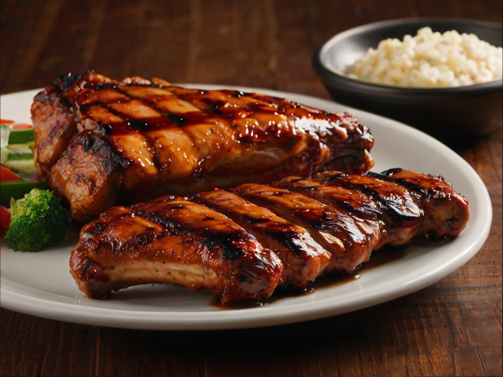 Grilled BBQ Chicken & Ribs