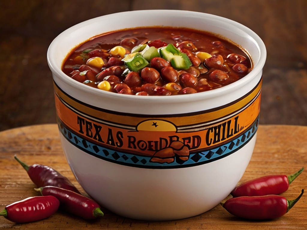 Texas Red Chili (with beans) - Cup