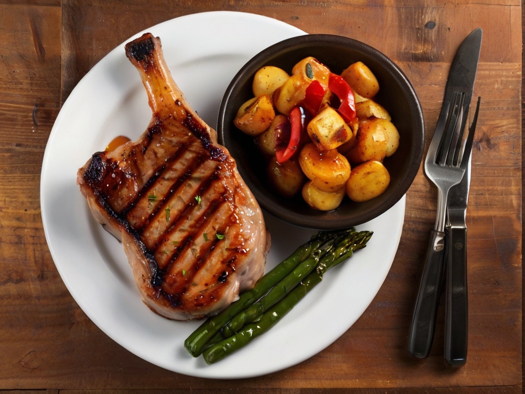 Grilled Pork Chops - Single Chop