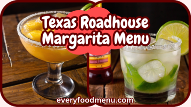 Texas Roadhouse Margarita Menu