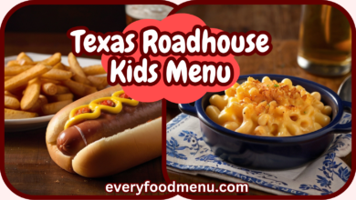 Texas Roadhouse Kids Menu
