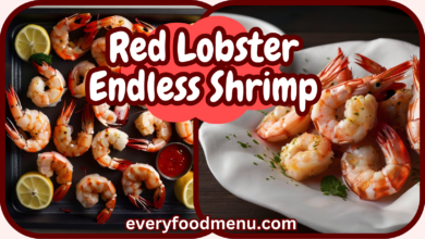 Red Lobster Endless Shrimp Menu