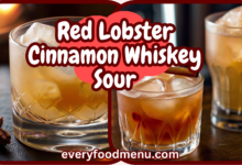 Red Lobster Cinnamon Whiskey Sour (2024)