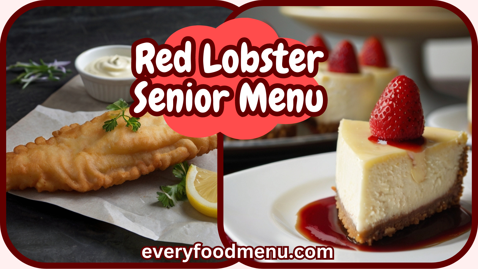 Red Lobster Senior Menu